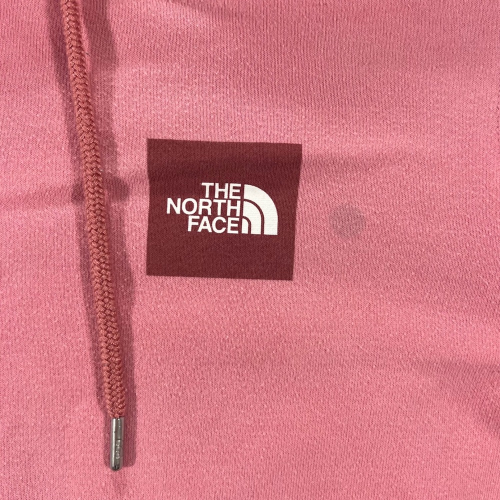 The North Face Hoodie Womens Size M Pink Pullover Box Logo A4M4N - Picture 4 of 16